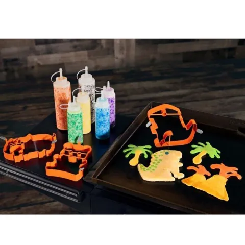 Image of pancake batter art.