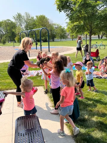 Image of kids at a park.