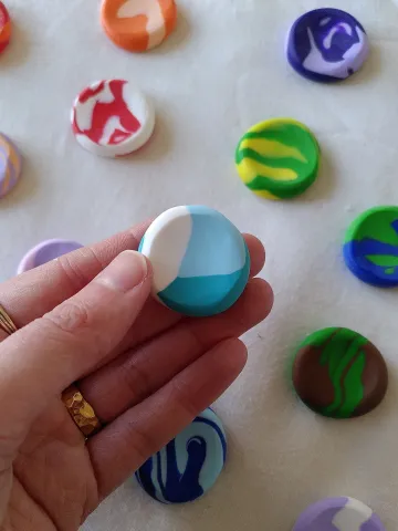 Image of worry stone craft.