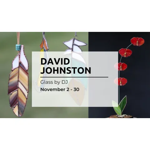 Image of art with feathers.