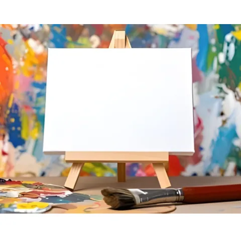 Image of empty painting easel.
