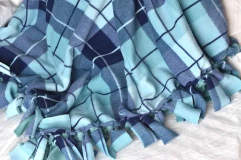 Tied Fleece Blanket