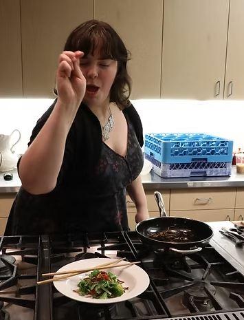 Image of a woman in a kitchen.