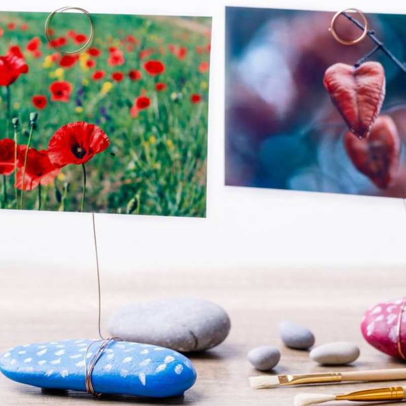 Rock Photo Holder