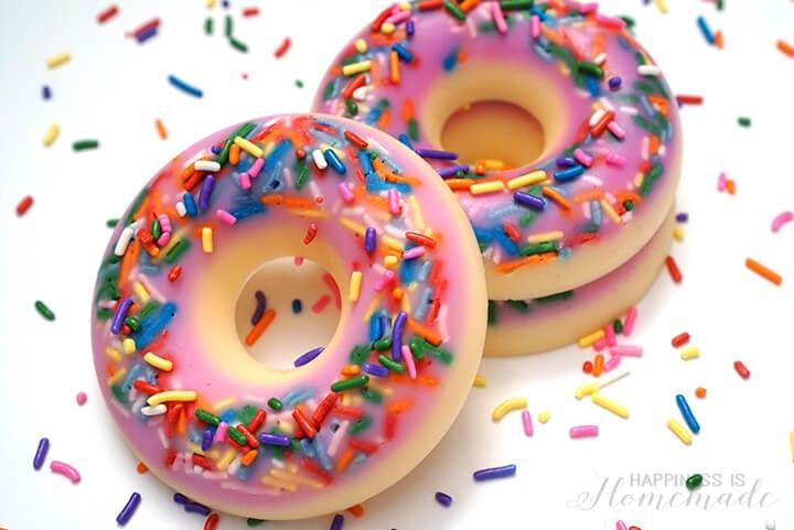 Image of donut shaped soap.